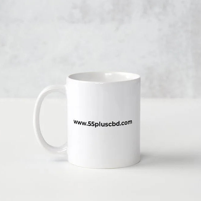 55plus CBD Coffee Mug — Start Your Day with Wellness in Mind