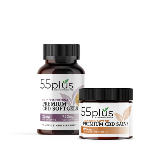 THC-Free CBD & CBN Sleep Bundle for Senior Sleep Solutions
