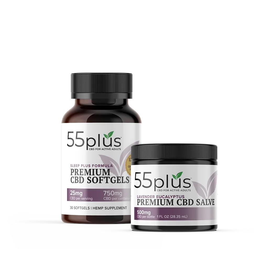 THC-Free CBD & CBN Sleep Bundle for Senior Sleep Solutions