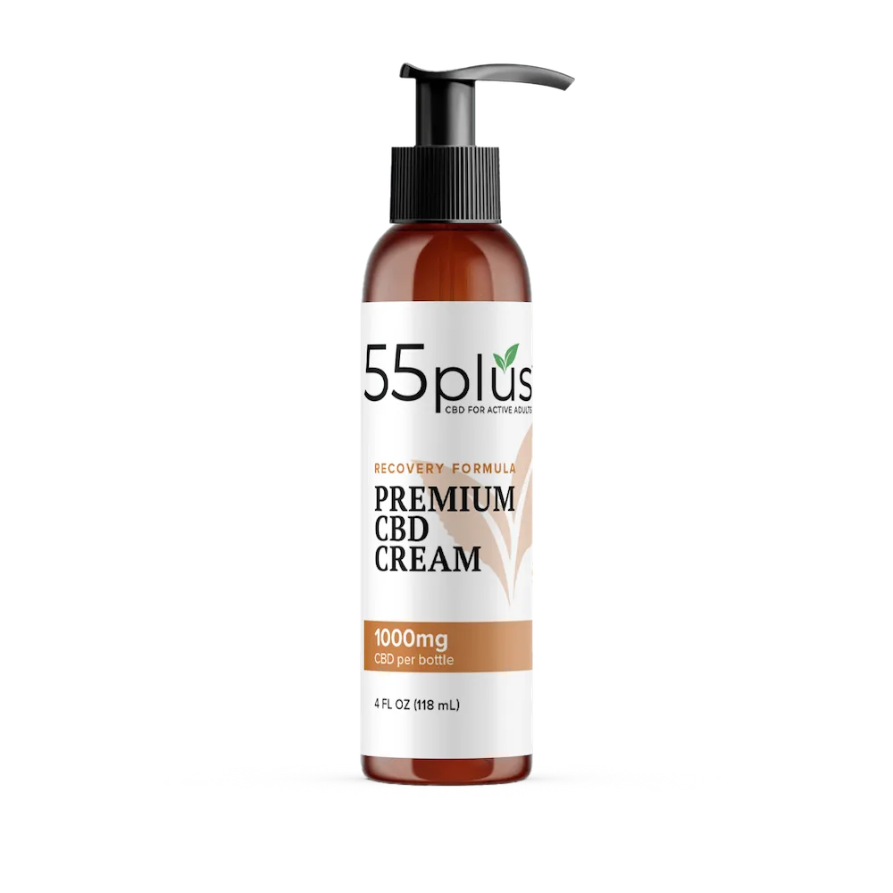 THC-Free CBD Cream For Senior Recovery Solutions (1000 mg)