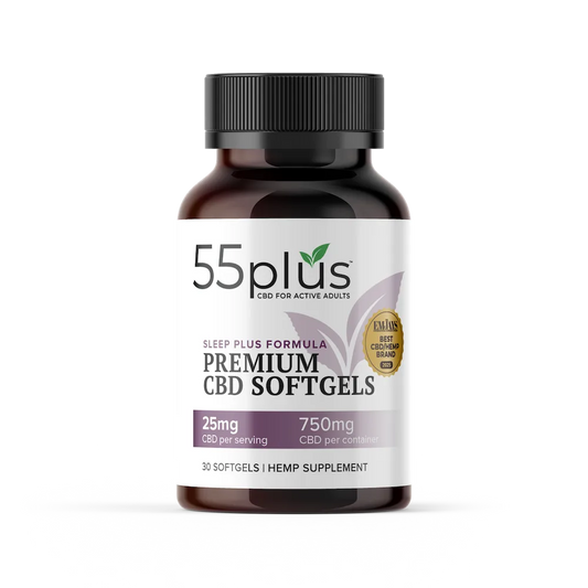 THC-Free CBD & CBN Softgels For Senior Sleep Solutions (25mg)