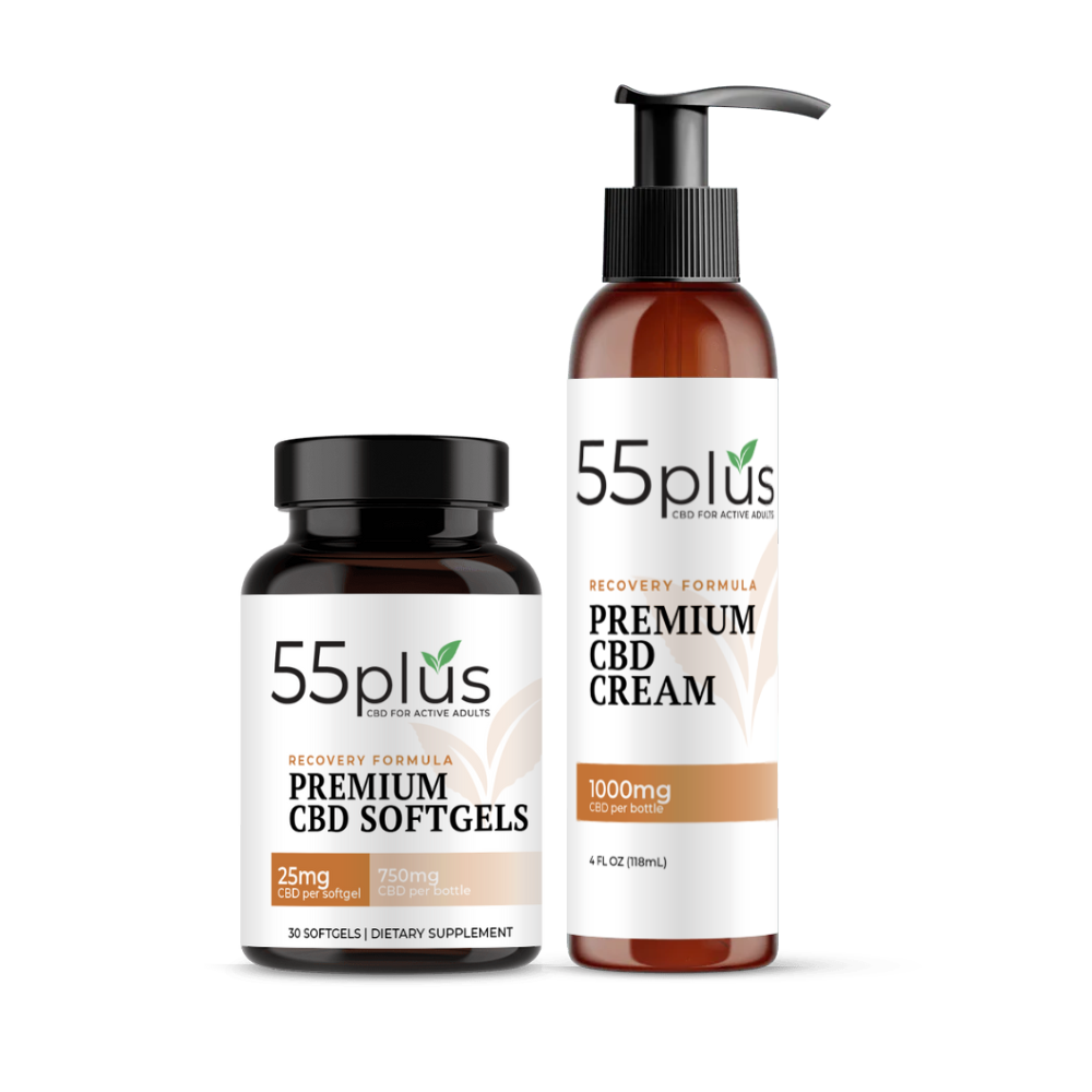 55plus CBD Recovery Bundle for Holistic Recovery