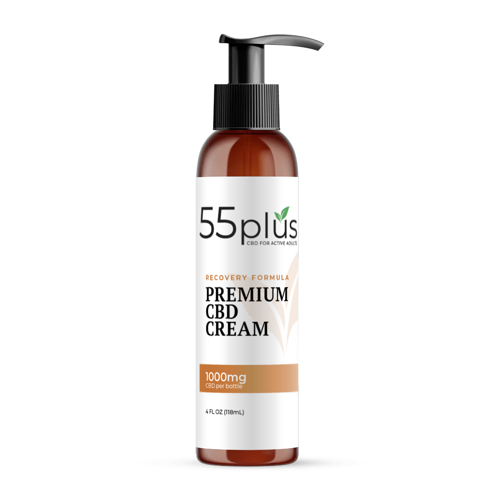 CBD Cream For Holistic Recovery In Older Adults (1000 mg) - 55plus