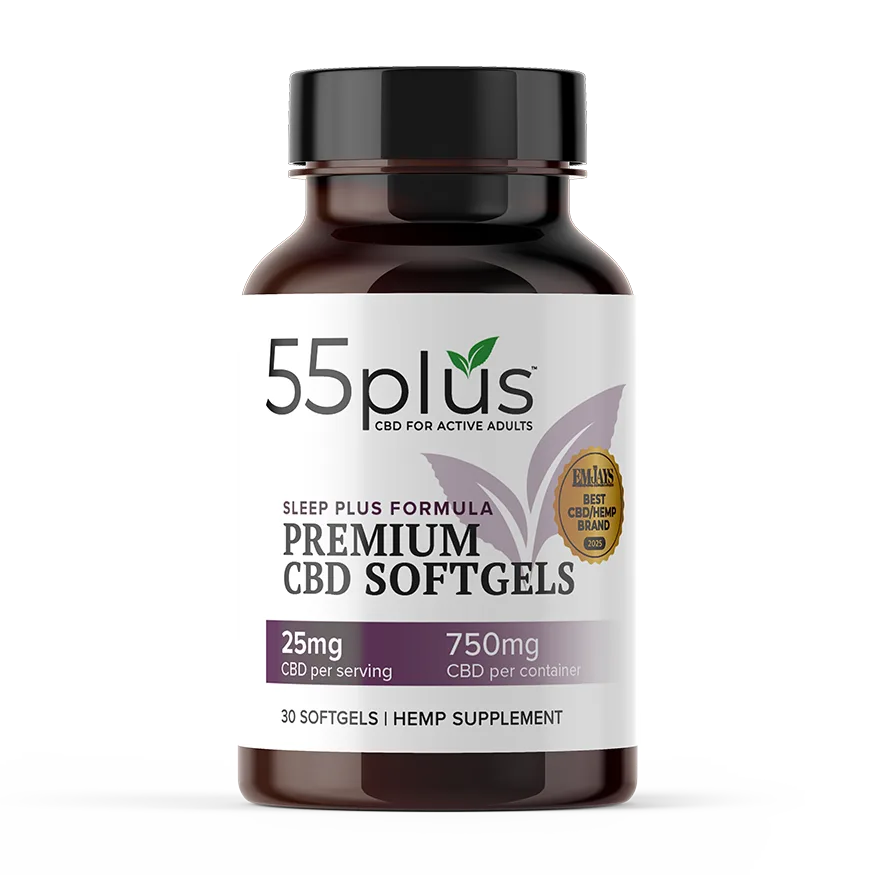 THC-Free CBD & CBN Softgels For Senior Sleep Solutions (25mg)