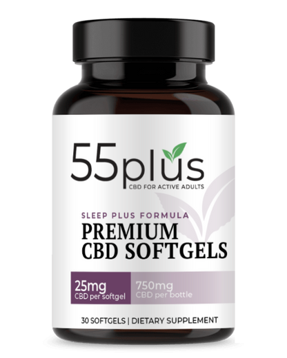 CBD Softgels For Holistic Sleep Solutions - Sleep Plus Formula w/ CBN (25mg)