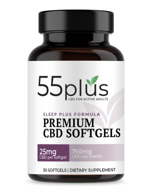 CBD Softgels For Holistic Sleep Solutions - Sleep Plus Formula w/ CBN (25mg)